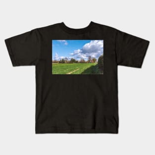 Big Skies Over Ipsden Kids T-Shirt